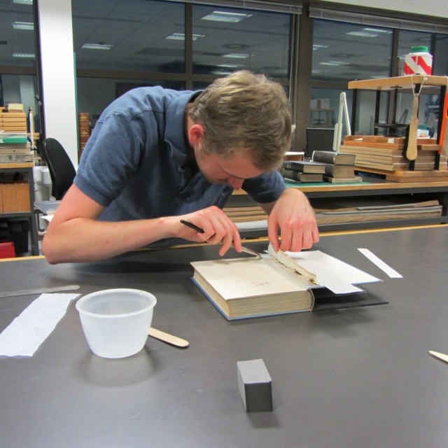 Book binding with Nick
