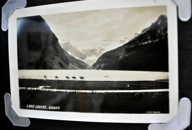 photo of Lake Lousie, from one of her photograph albums