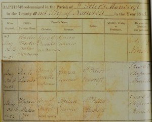 baptisms - black history month