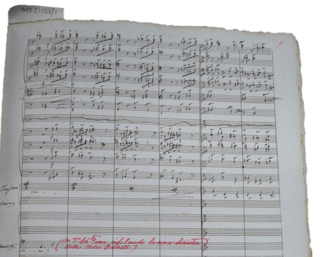 Image showing NRO, MS 21153 example of score from vol 1