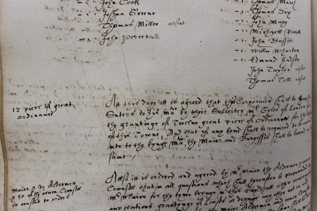 1 Twelve pieces of great ordinance