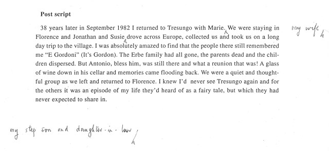 extract from the journal