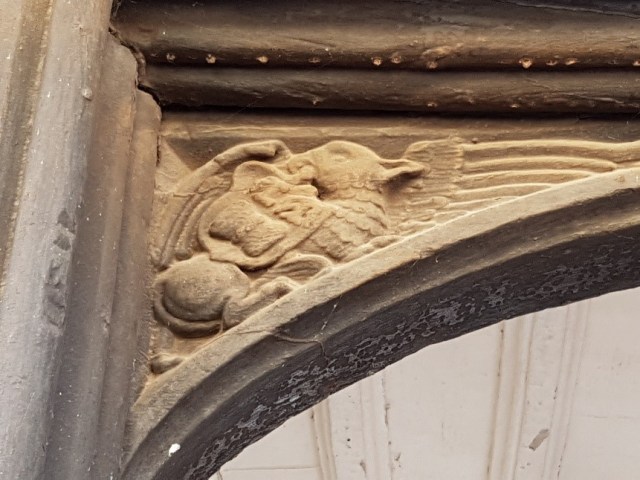 5 Hampton Court carving