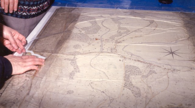 Map repair- suction table