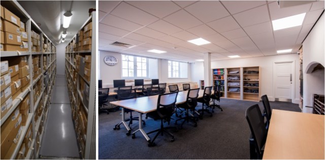 King's Lynn strongroom and searchroom