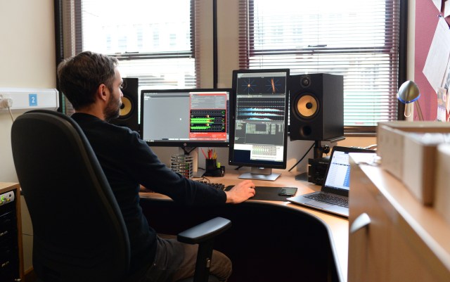 The Sound Engineer at the Norfolk Record Office
