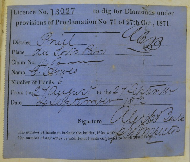 Diamond license NRO MC 340.7 710X9