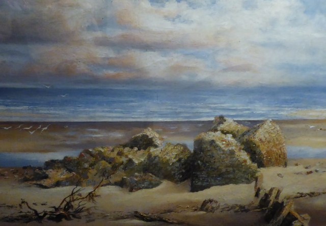 Eccles Steeple in ruins 1896 Aubrey Blake