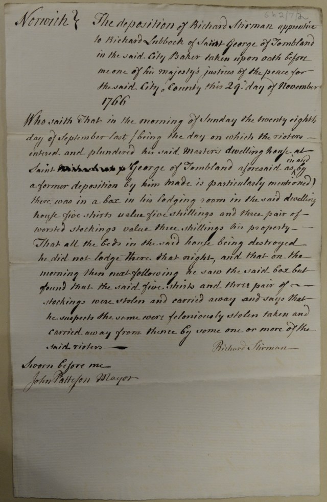 Norfolk Record Office NCR 6h.2.7.2