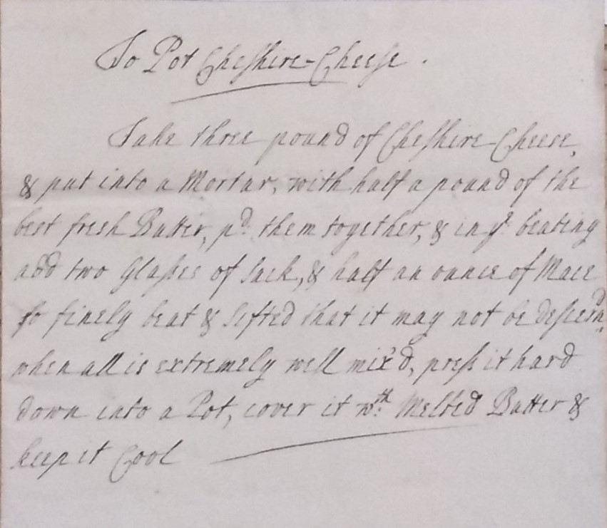 Image of recipe for Potted Cheshire Cheese