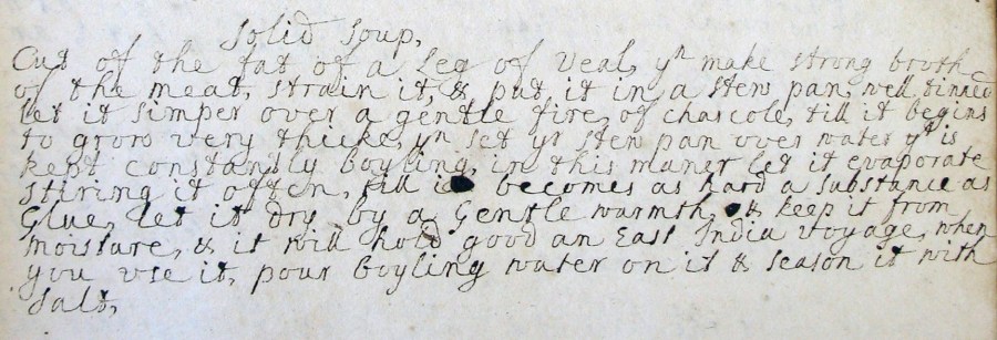 Image to show recipe for solid soup